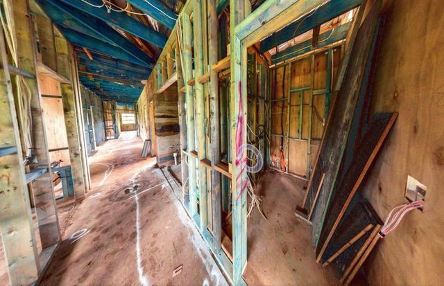 A part-built home captured in 3D at takeover